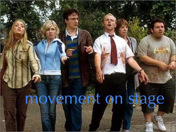 movement on stage