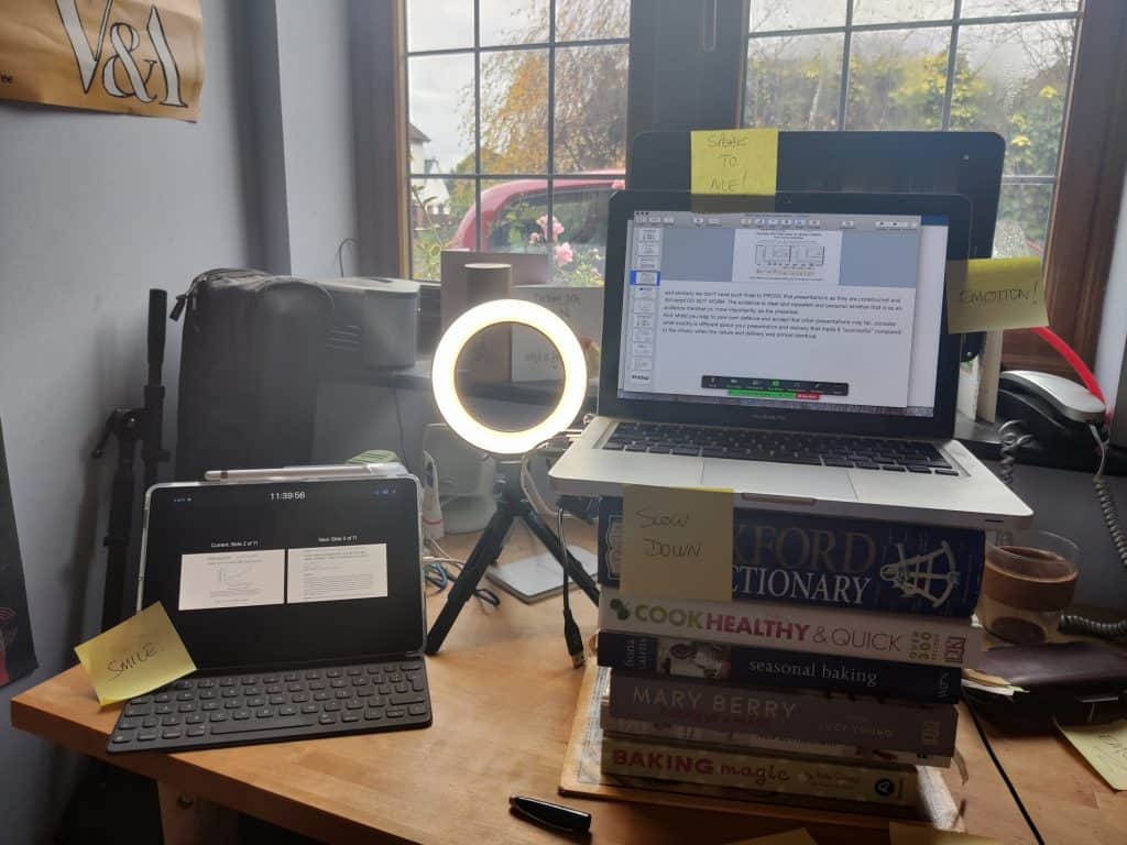 onbline presentation setup