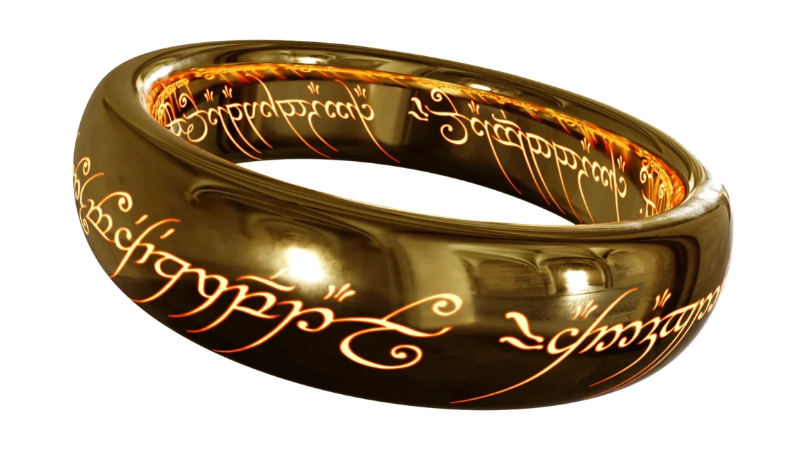 one ring to rule them all. the ring from Lord of The Rings