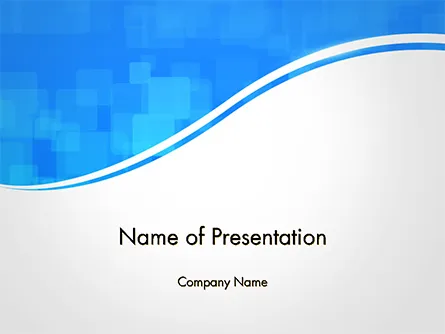 microsoft blue wave slide template background